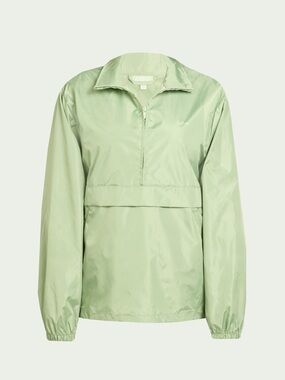 Bala Sage Green Half Zip Packable Windbreaker Pullover Jacket Plus Size NWT